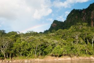 Rainbow over Madidi NP